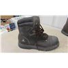 Image 2 : New Steel Toed Work Boots Sz 11 & Hard Hat