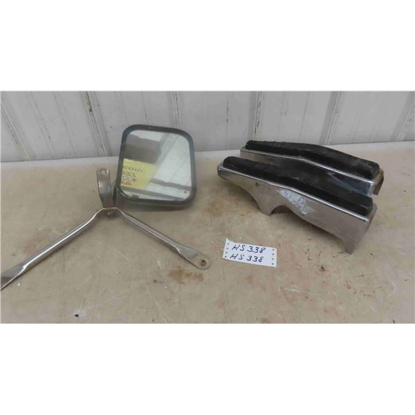 1970s Ford Bumper Guards & Side View Mirror