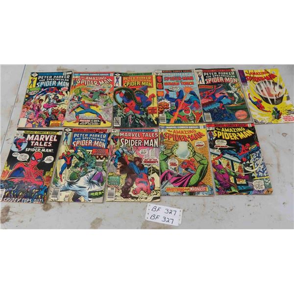 11 Spiderman Comics by Marvel Comics Group 12 to 40 Cents