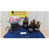 Image 1 : Coors Light Football Popcorn Maker, 4 Brown Jugs of Premium Speciality Beers