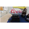 Image 2 : Coors Light Football Popcorn Maker, 4 Brown Jugs of Premium Speciality Beers