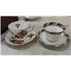 Image 4 : 8 Tea Cups + Saucers ; Queen Anne, Royal Albert, plus others