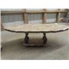 Image 2 : Marble Top Table Set ; Coffee Table 19" x 23" x 58" & 2 End Tables 21" x 24"