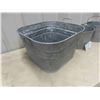 Image 2 : Galvanized Tub + 2 Galvanized Pails