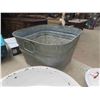 Image 2 : Galvanized Tub + Enamel Wear