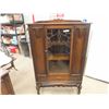 Image 1 : Walnut China Cabinet 62'' x 40'' x 16''