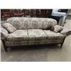 Image 8 : Vintage Couch 82'' & Matching Living Room Chair - Tapestry Upholstered 