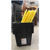 Image 1 : 7 HDX 102 L Tough Tote with 6 Lids