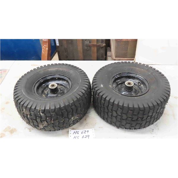 2 Turf Saver Tires 15 x 6.00 - 6 NHS, 2 Ply Carlisle