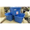 Image 1 : 3 Tuff Store Storage Bins 63 L - NO Lids