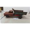 Image 1 : Metal Dump Truck 19'' x 18 1/2'' -Missing Rear Passenger Wheel 