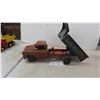 Image 2 : Metal Dump Truck 19'' x 18 1/2'' -Missing Rear Passenger Wheel 