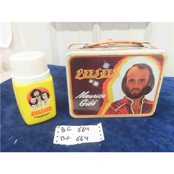 Vintage BeeGees Metal Lunch Kit with Thermos by Thermos 