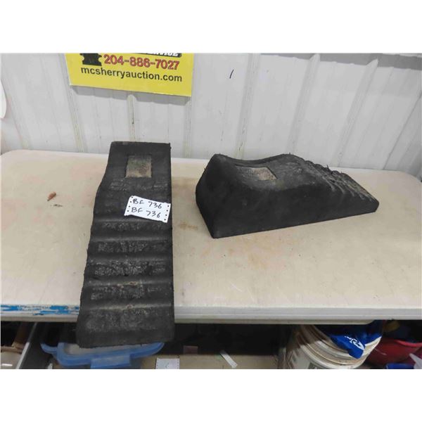 Set of EZ Riser Solid Rubber Ramps