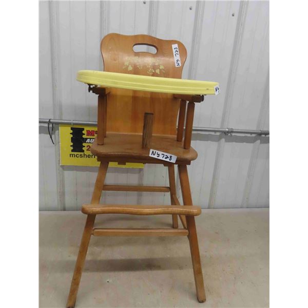 Wood High Chair