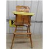 Image 1 : Wood High Chair