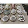 Image 2 : 20 Teacups and Saucers - Royal Stafford , Adderley, Limoge 