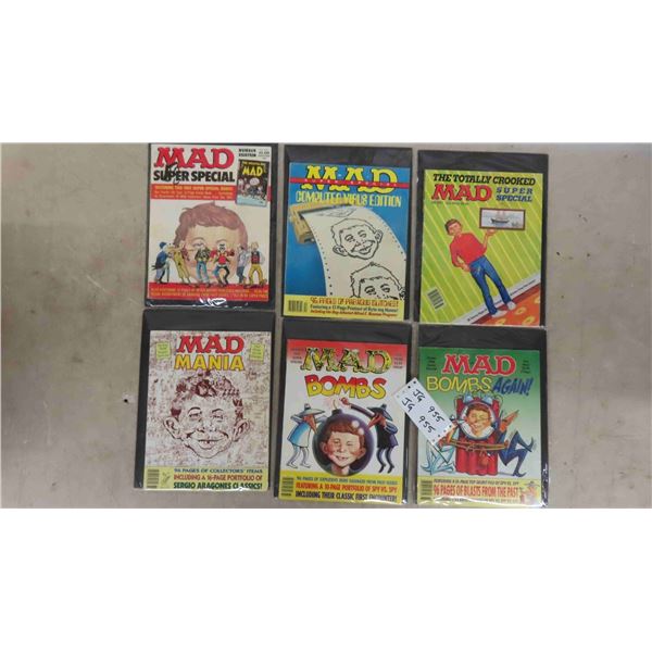 6 Super Special Mad Magazines : (4) 1980s , (1) 1991 , (1) 1975 with #4 