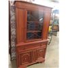 Image 1 : Oak China Cabinet 16" x 38" x 69"