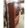 Image 2 : Oak China Cabinet 16" x 38" x 69"