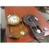 Image 1 : 2 Regulator Clocks - Both Caravelle ; 12.5" x 26" & 13.5" x 24"