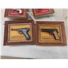 Image 2 : (4) 1978 Gun Decanters by Hoffman 2" x 7" x 8.5"