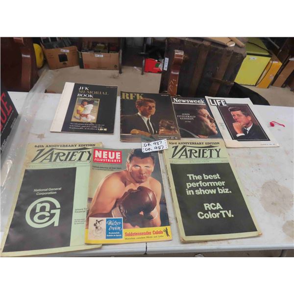 Used Magazines Old Magazines - 1950s + 60s - Variety of Titles ;Life, Look, plus others