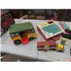 Image 2 : Various Toys ; Tonka Truck + Trailer, Fisher Price School Desk, Plus more