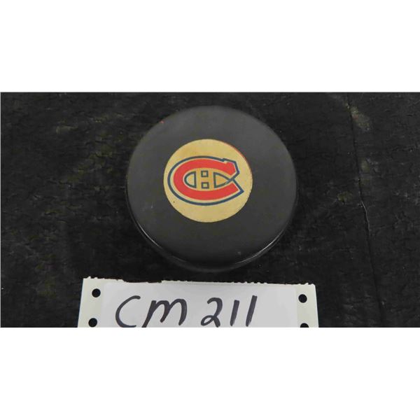 Montreal Canadians 1970s Official Viceroy Puck