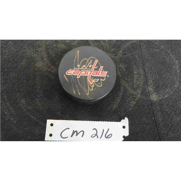 Mike Green Signed Washington Capitols Puck