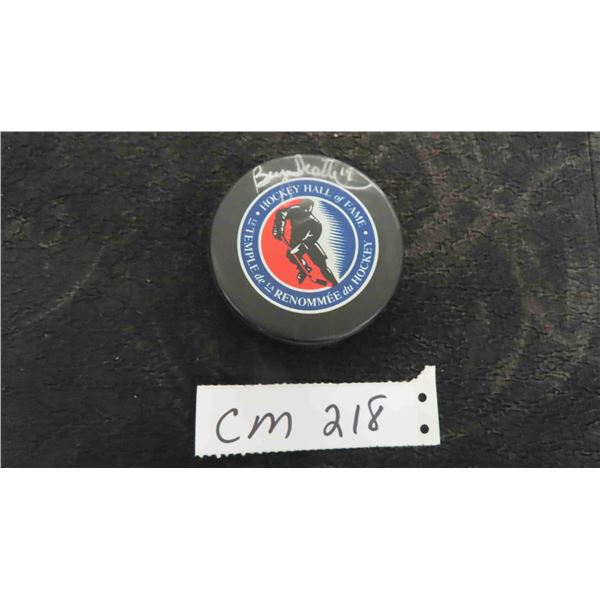Bryan Trottier Signed Hall of Fame Puck