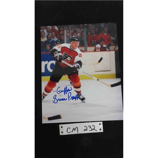 Brian Propp Philadelphia Flyers Signed 8"x10"