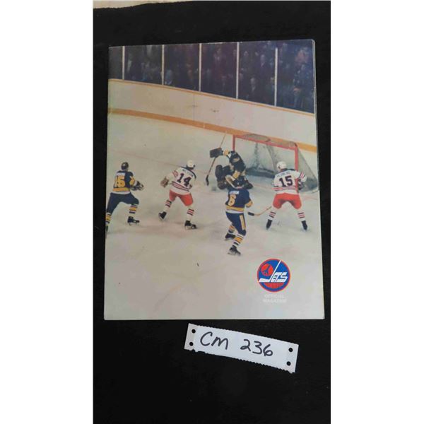 1976 WHA Winnipeg Jets Program