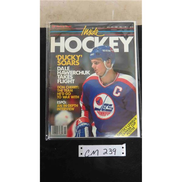 Dale Howerchuk Winnipeg Jets Vol. 1 No. 1 Inside Hockey