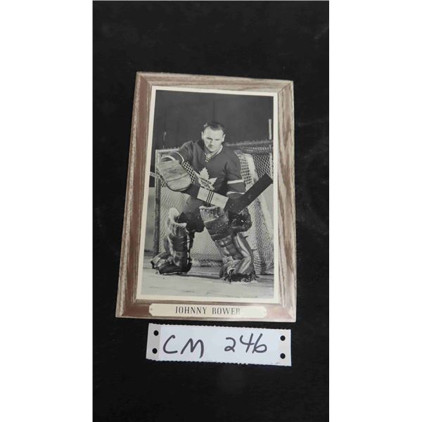 Johnny Bower Toronto Maple Leafs Beehive Photo