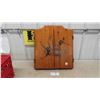 Image 1 : Ducks Unlimited Dart Board with Wooden Case 21.5" x 23.5"