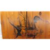 Image 2 : Ducks Unlimited Dart Board with Wooden Case 21.5" x 23.5"