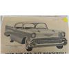 Image 3 : Advertising 1957 + 1956 for '57 Chevy, Die Cast 1957 Chevy Belair, Wooden Car