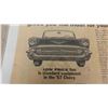 Image 8 : Advertising 1957 + 1956 for '57 Chevy, Die Cast 1957 Chevy Belair, Wooden Car