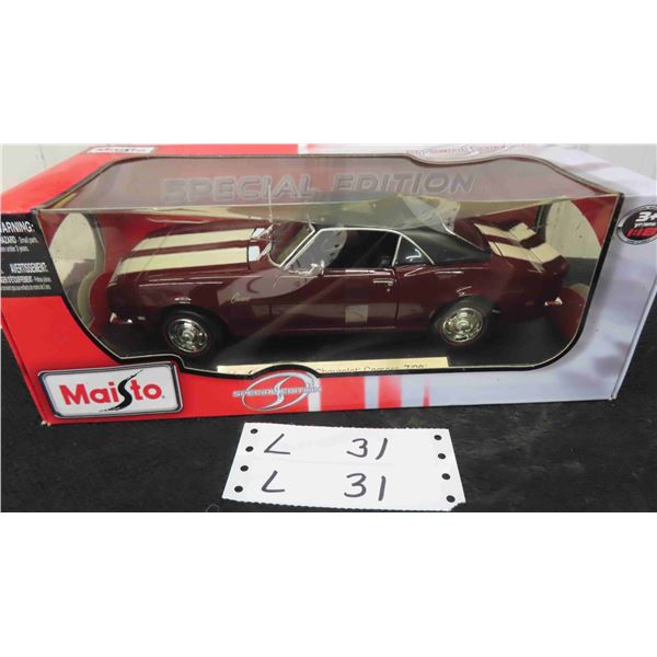 Special Edition 1968 Camaro Z28 Die Cast 1:!8 Scale New in Box 