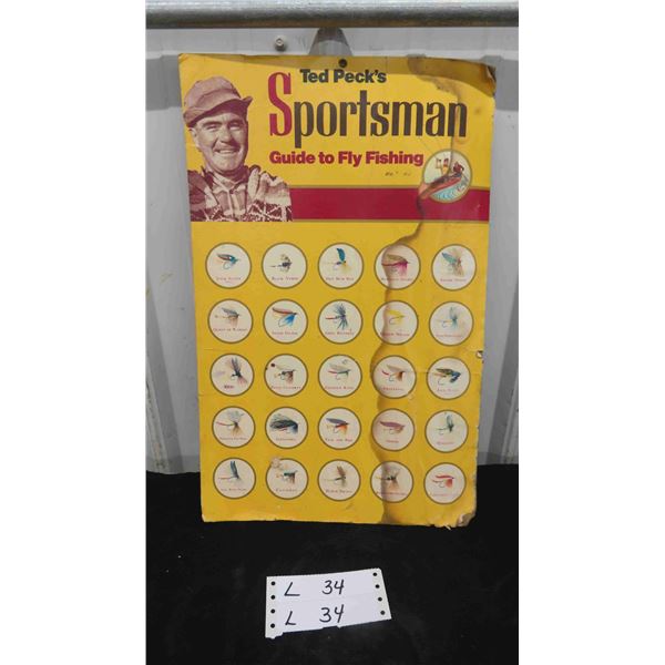 Sportsman Advertising Guide to Fly Fishing 11.5" x 18"