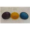 Image 6 : Red, Yellow, Green Stop Light Lenses 8.25" Wide