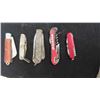 Image 9 : 6 Pocket Knives - some with Tools, Corkscrews, plus more