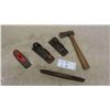 Image 1 : Vintage Tools ; 3 Planes, Axe, Wooden Level