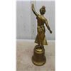 Image 3 : Brass Statue 11"  Tall, Dresser Pulls ( 2), Eagle, Rod Iron Décor, Metal Horse,