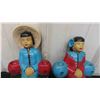 Image 8 : 2 Oriental Chalkware Approx - 6" x 9.5"