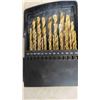 Image 2 : Mastercraft 29pc Titanium Coated Drill Bit Set, Mastercraft 29pc High Speed Steel 