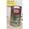 Image 4 : Roco Motor Oil Quart Tin, can of Gun Oil, Vintage Oil Funnel with Can Holder