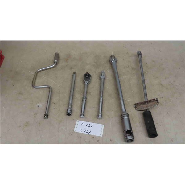 Torque Wrench, Ratchet, Extensions ; Mastercraft, Black Hawk, plus others