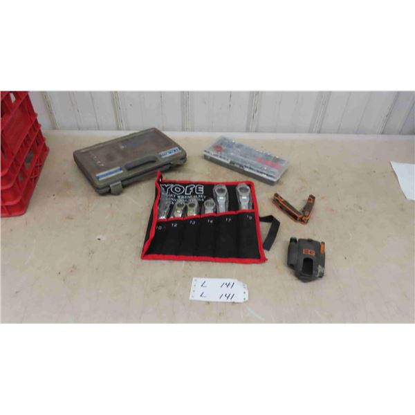 New 40pc Socket Set, New YOFE 7pc Ratchet Wrench Set, Mastercraft 61 pc 